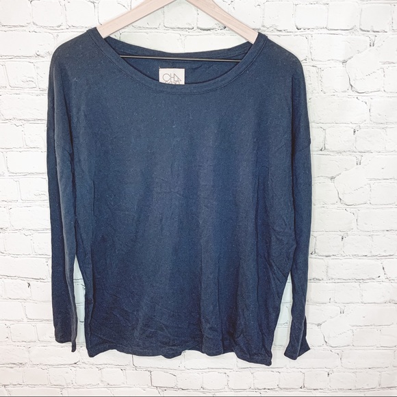 Chaser Long Sleeve Dolman Tee Blue Size Medium NWT - Picture 4 of 5